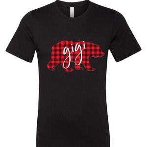 Gigi Buffalo Plaid Christmas Shirt